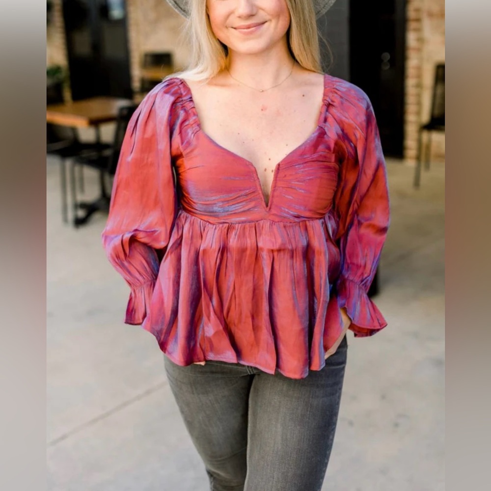 Entro Vibrant Pink Blouse